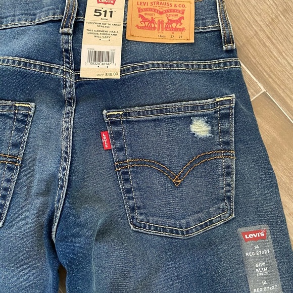 Levi’s 511 junior slim jeans with unique finish - Picture 13 of 13